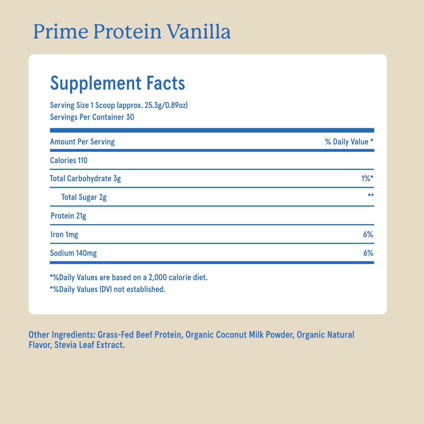 Prime Protein: Vanilla