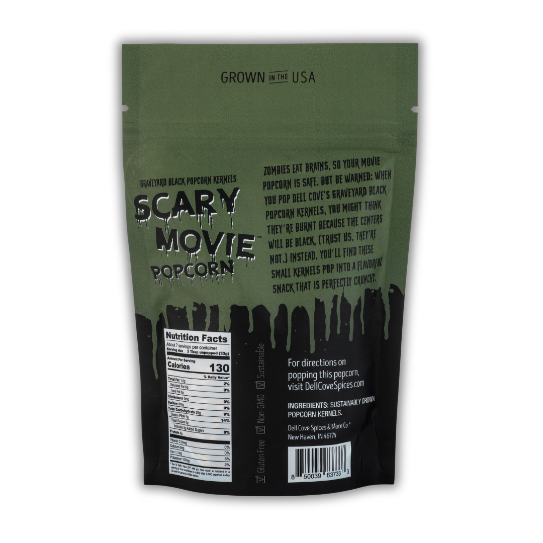 Scary Movie® Popcorn | Graveyard Black Halloween Popcorn