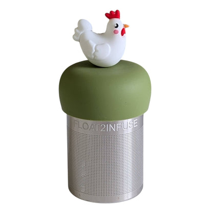 Chicken | Floating Tea Infuser | Green Base | White Chicken