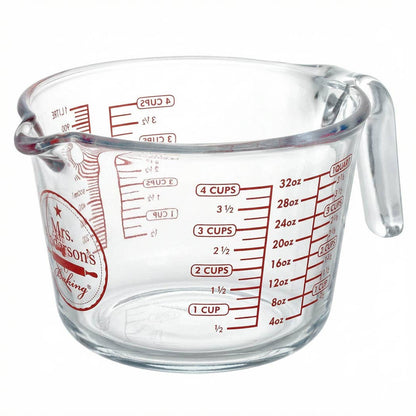 Mrs. Anderson's Baking Glass Measuring Cup, 4 Cup Capacity