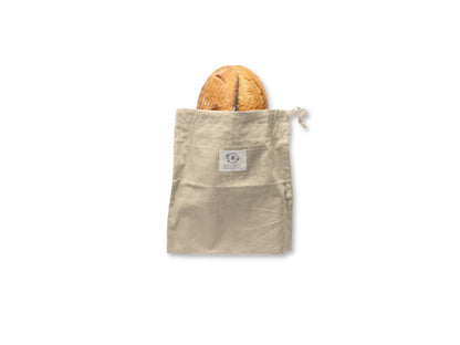 Bees Wrap Reusable Beeswax Lined Artisan Bread Bag - Natural