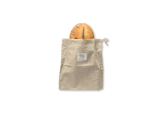 Bees Wrap Reusable Beeswax Lined Artisan Bread Bag - Natural