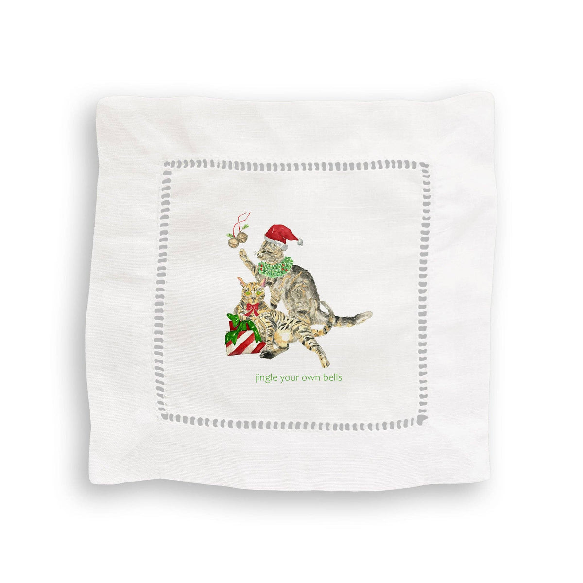 Jingle Bells Cats: Dishtowel / Remove Words / -