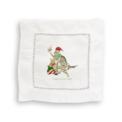 Jingle Bells Cats: Dishtowel / Remove Words / -