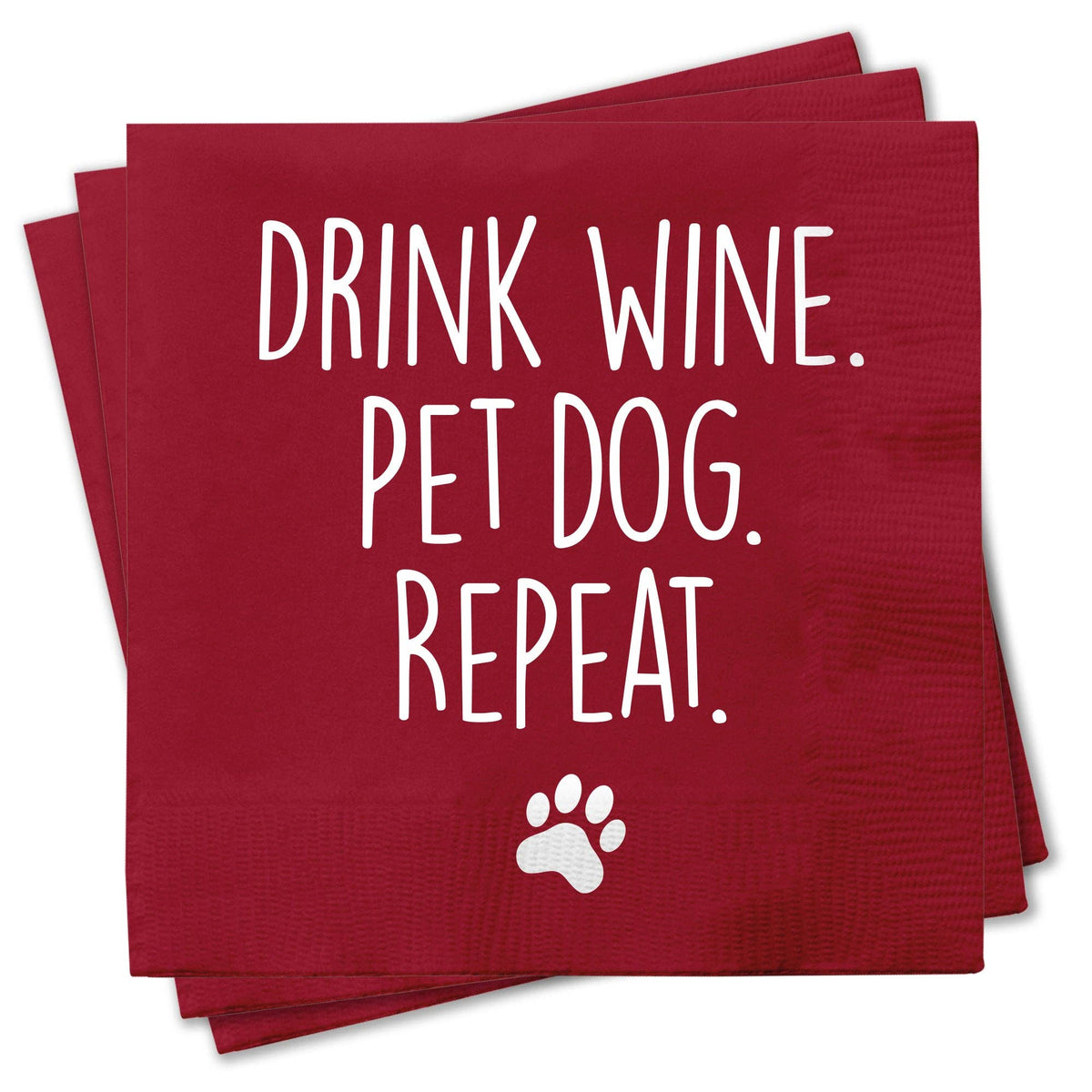 Funny Cocktail Napkins - Pet Dog