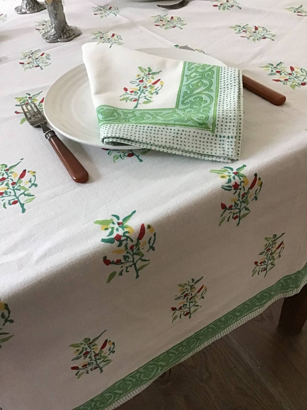 Tablecloth 60X60 Serrano Chilli