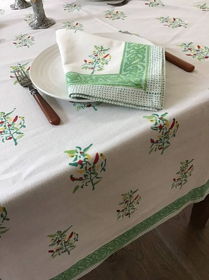 Tablecloth 60X60 Serrano Chilli
