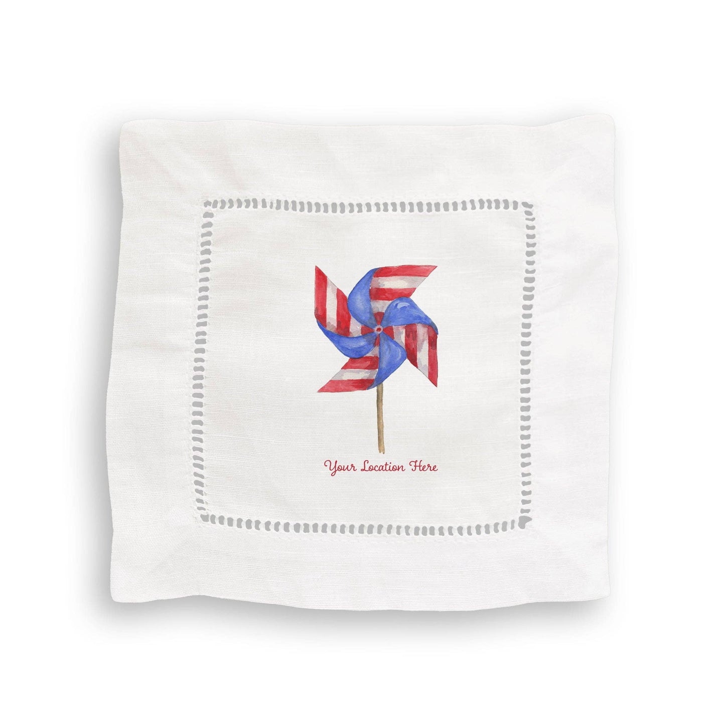 Pinwheel with Location: Dishtowel / -