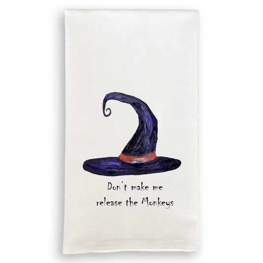 Witches and Monkeys: Dishtowel / Keep Words / -