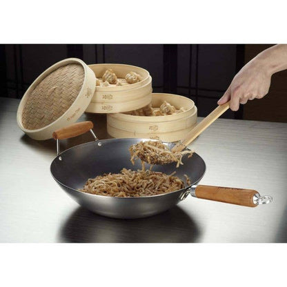 Helen's Asian Kitchen Carbon Steel Stir Fry Pan, 14in