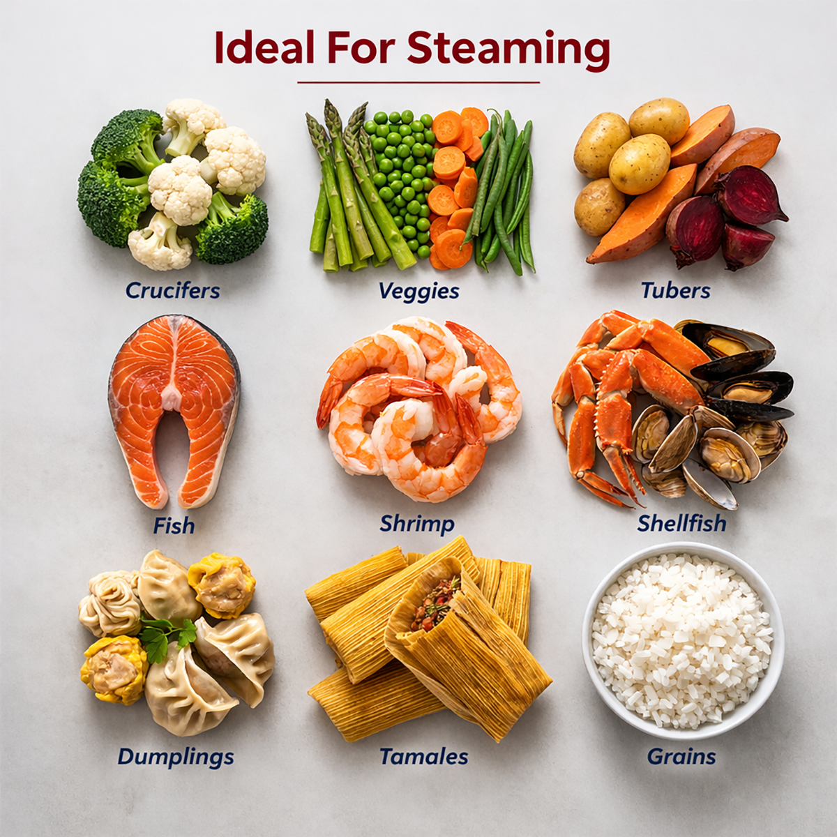 HIC Kitchen Collapsible Steamer Basket