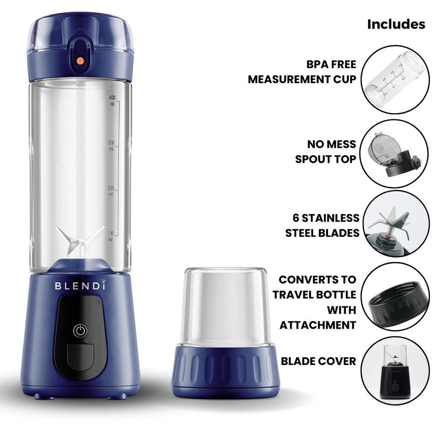 Buy Blendi Portable Blender - Navy Online | Ladles & Linens Kitchen Shoppe