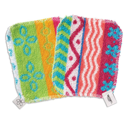 Skoy Non-Scratch Cotton Scrubbers – Reusable Set of 2