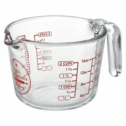 Mrs. Anderson's Baking Glass Measuring Cup, 2 Cup Capacity