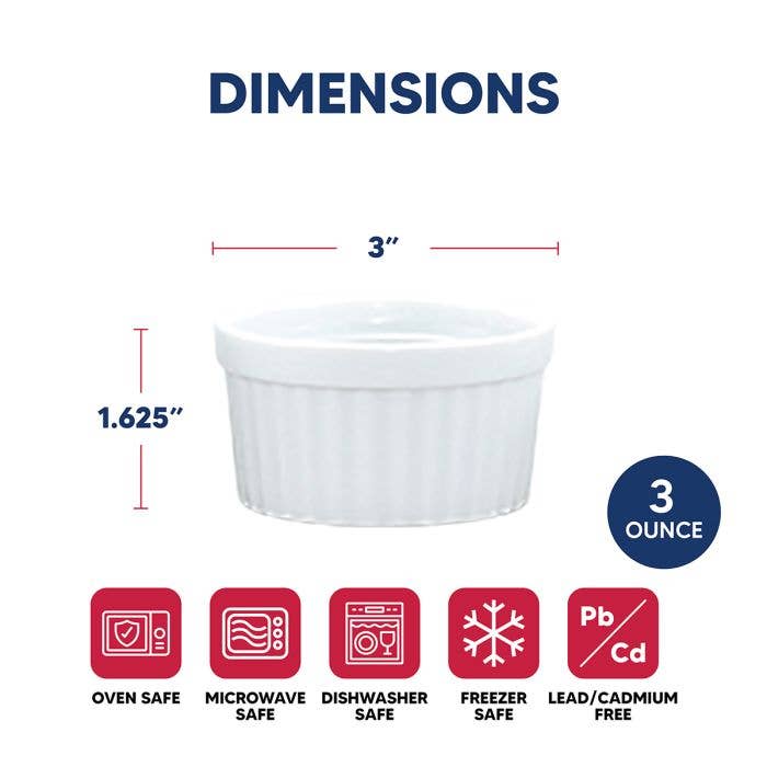 HIC Kitchen Souffle, 3oz