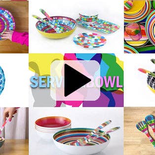 Studio Check 11.8" Serving Bowl