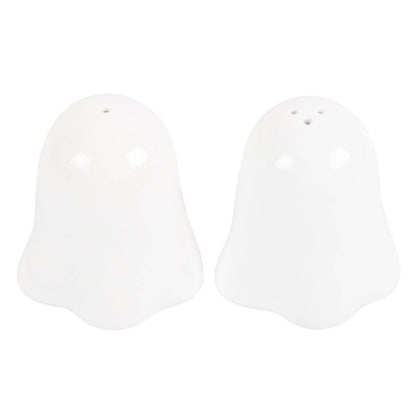 Scary Halloween Ghosts Ceramic Salt & Pepper Shakers Set