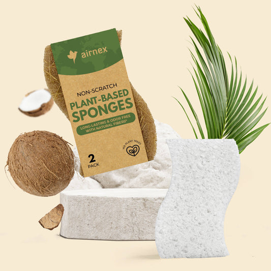 Eco Friendly Sponges for Cleaning - 2 Pack