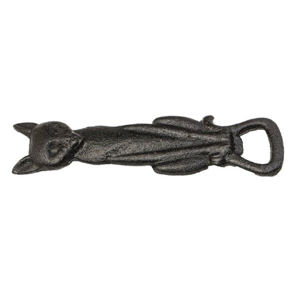 Black Cat Bottle Opener Halloween Decor