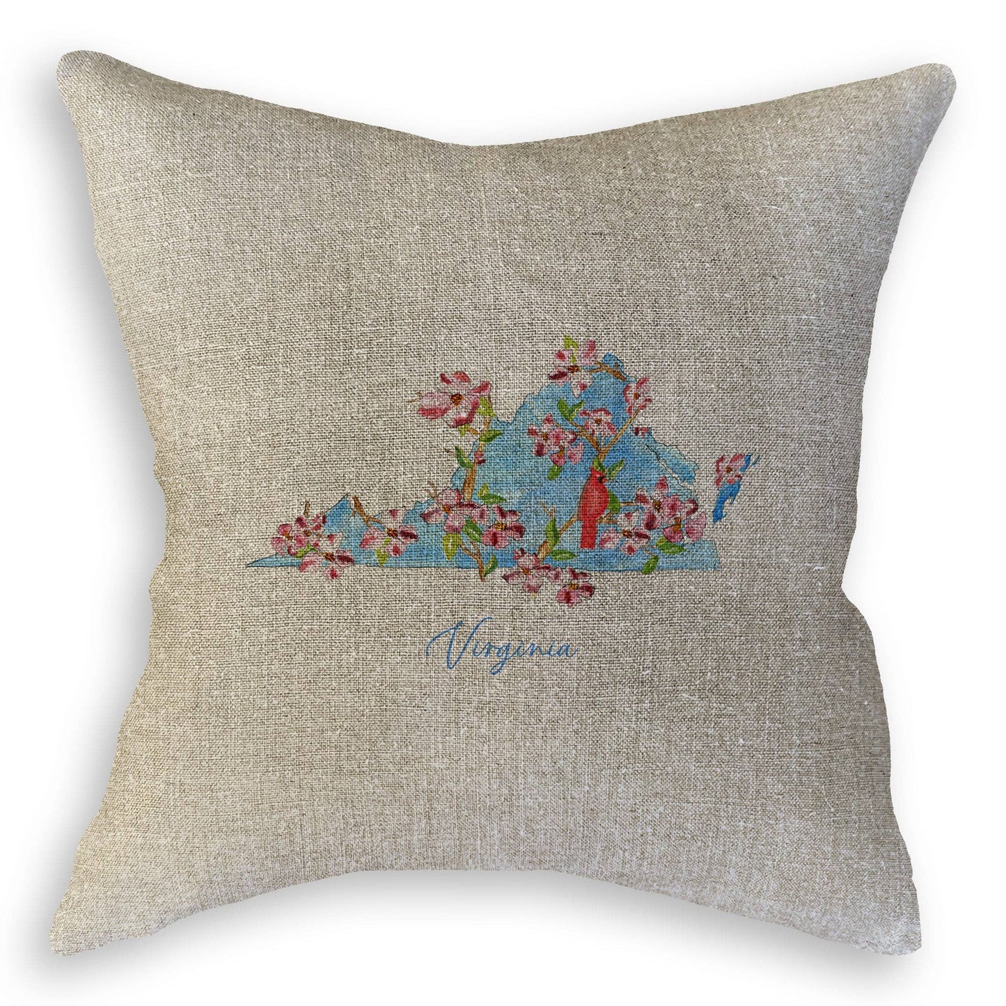 Floral Virginia: Dishtowel / Remove Words / -