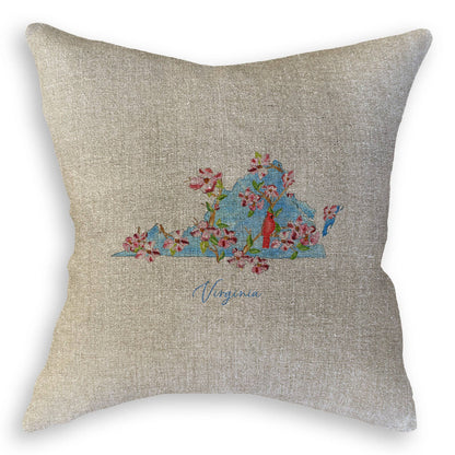 Floral Virginia: Dishtowel / Remove Words / -