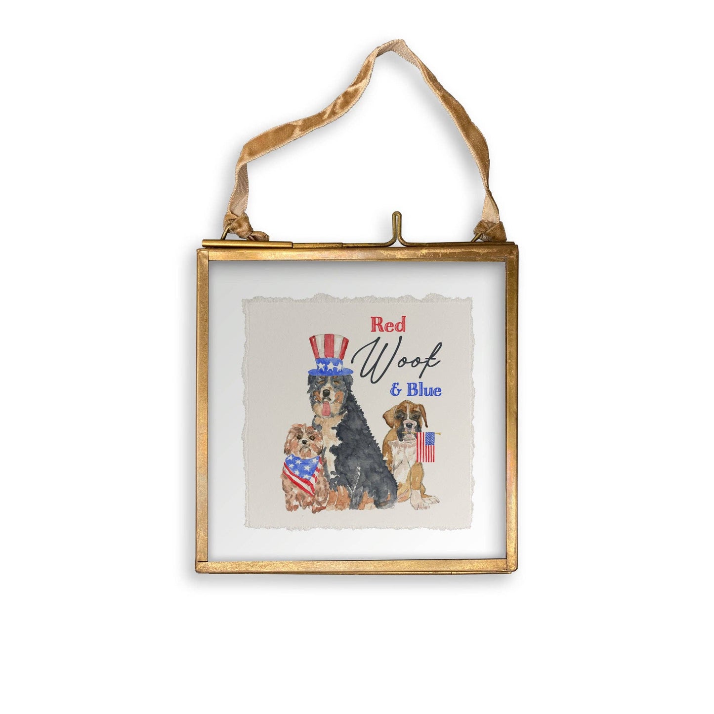 Red Woof and Blue: Dishtowel / Remove Words / -