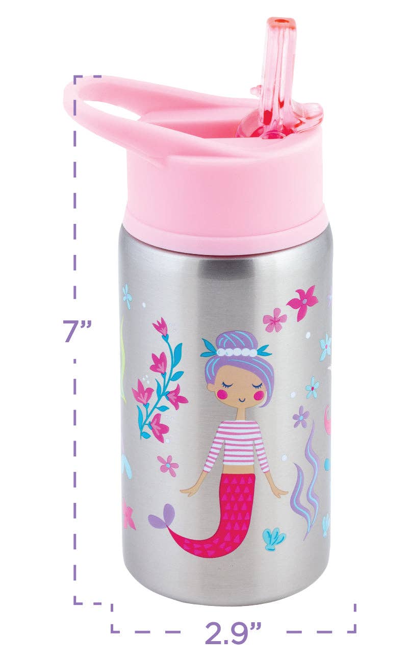 Flip Top Stainless Steel Bottles: Dino