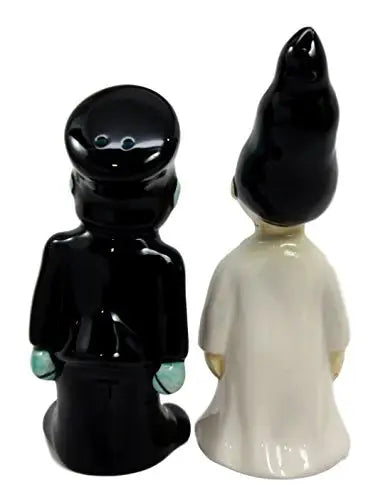 Frankenstein & Bride Ceramic Salt & Peper Shaker Set