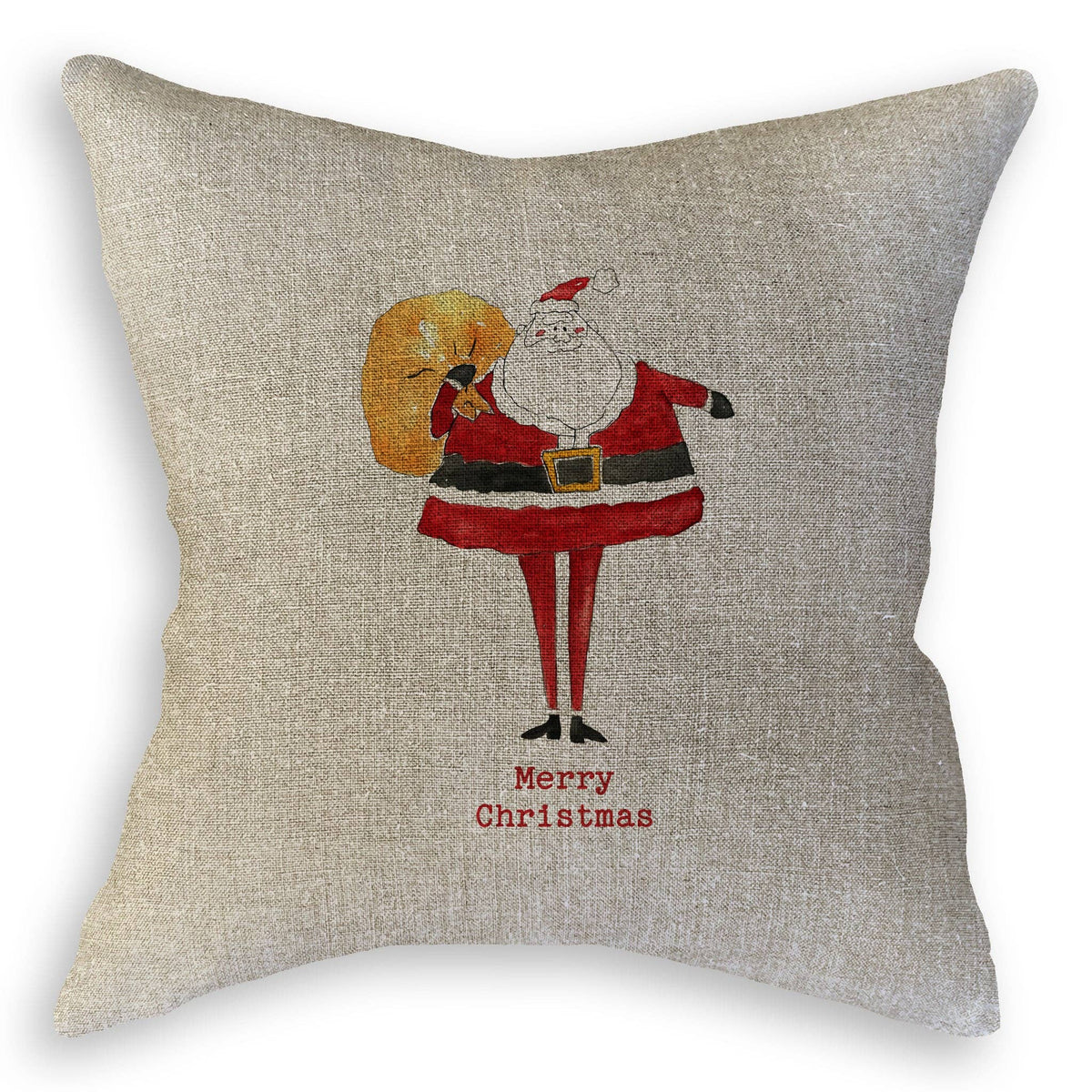 Skinny Santa: Dishtowel / Keep Words / -