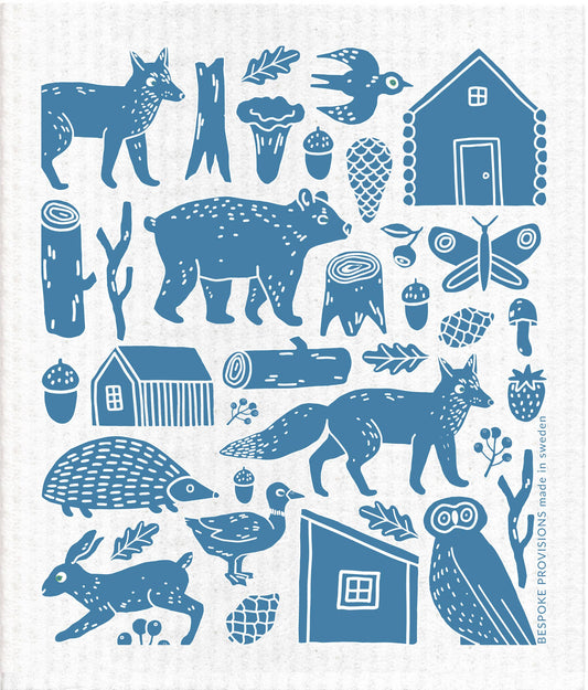 Woodland Swedish Dishcloth - Reusable Sponge Cloths