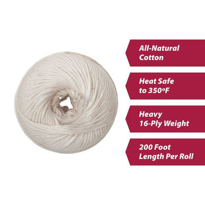 HIC Kitchen Chef-Grade Cooking Twine, 200-Feet