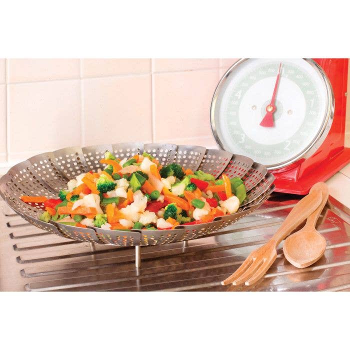 HIC Kitchen Collapsible Steamer Basket