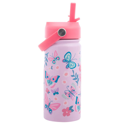 Insulated Stainless Steel Water Bottle with Handle: Bee