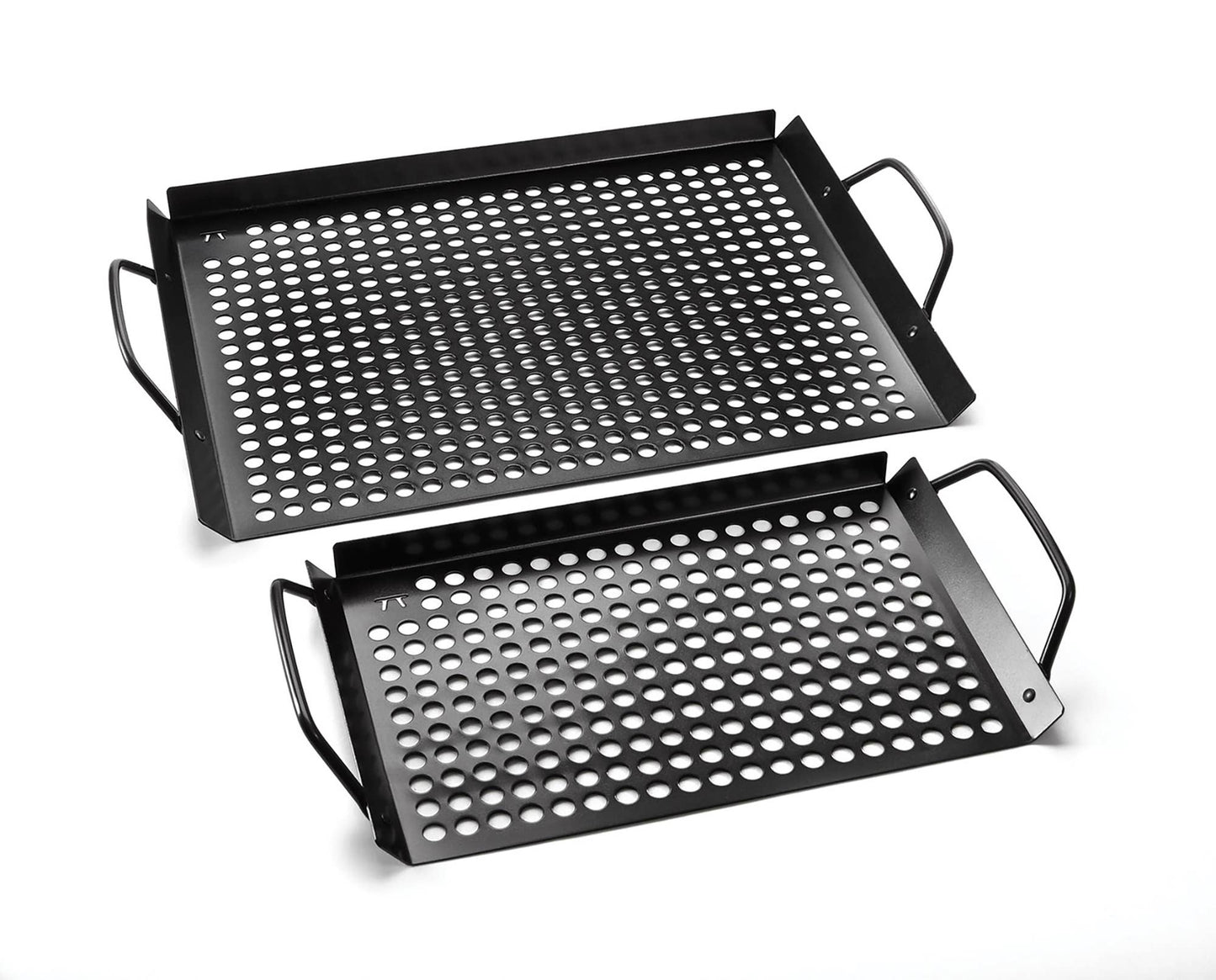 Outset Non-Stick Grilling and BBQ Grid, Set of 2, Black