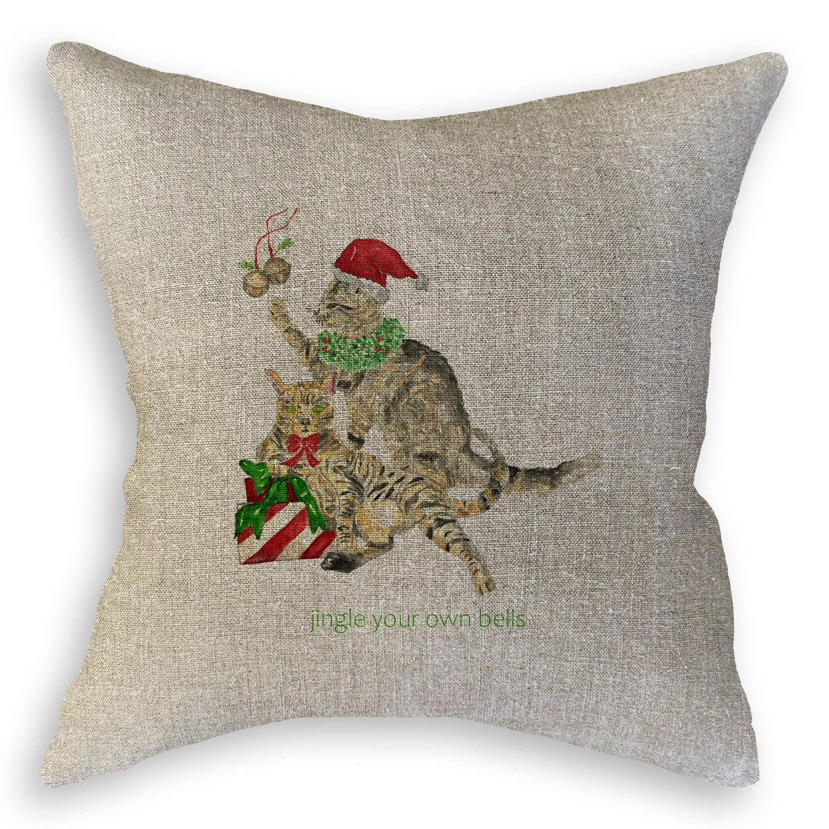 Jingle Bells Cats: Dishtowel / Remove Words / -