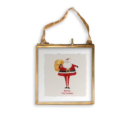 Skinny Santa: Dishtowel / Keep Words / -