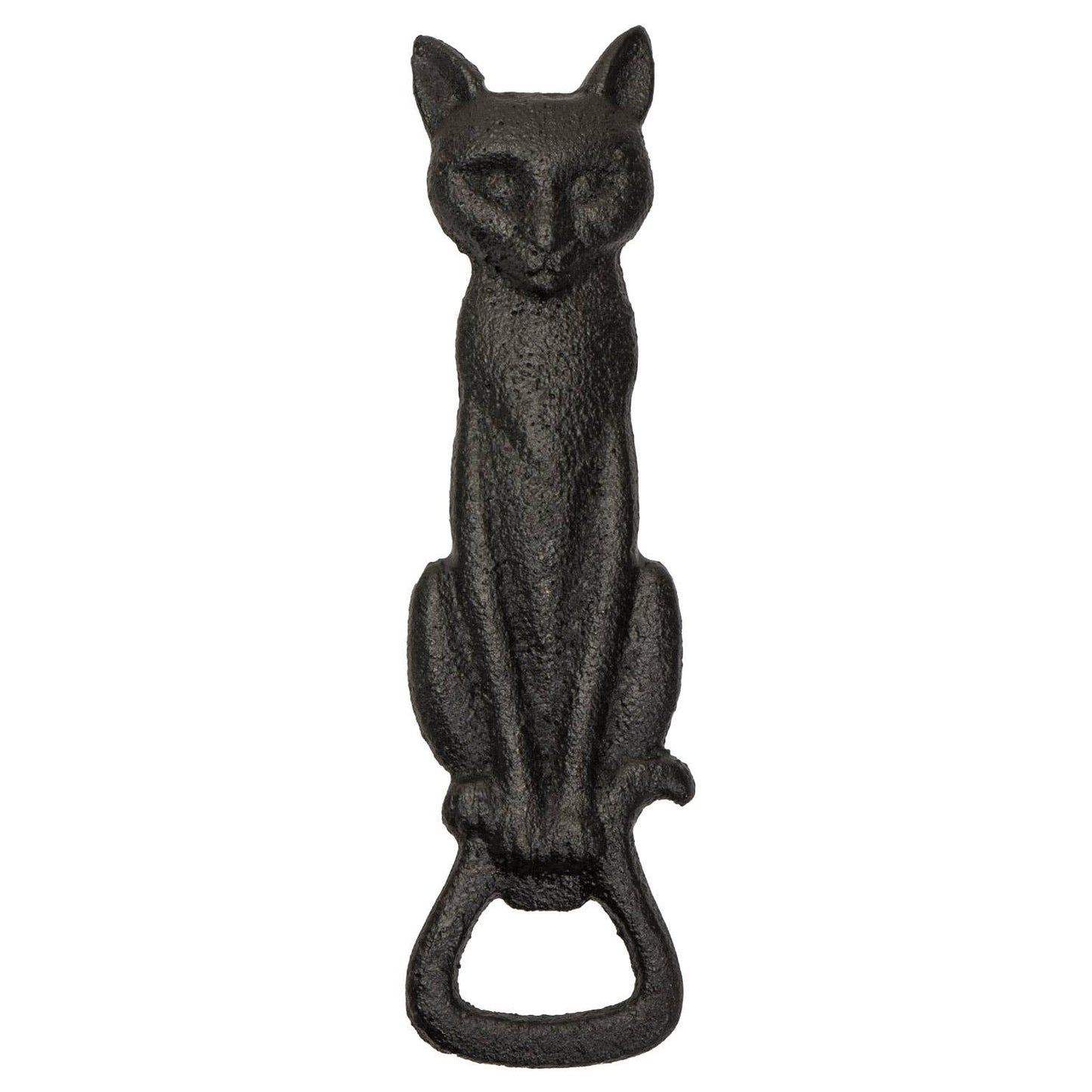 Black Cat Bottle Opener Halloween Decor