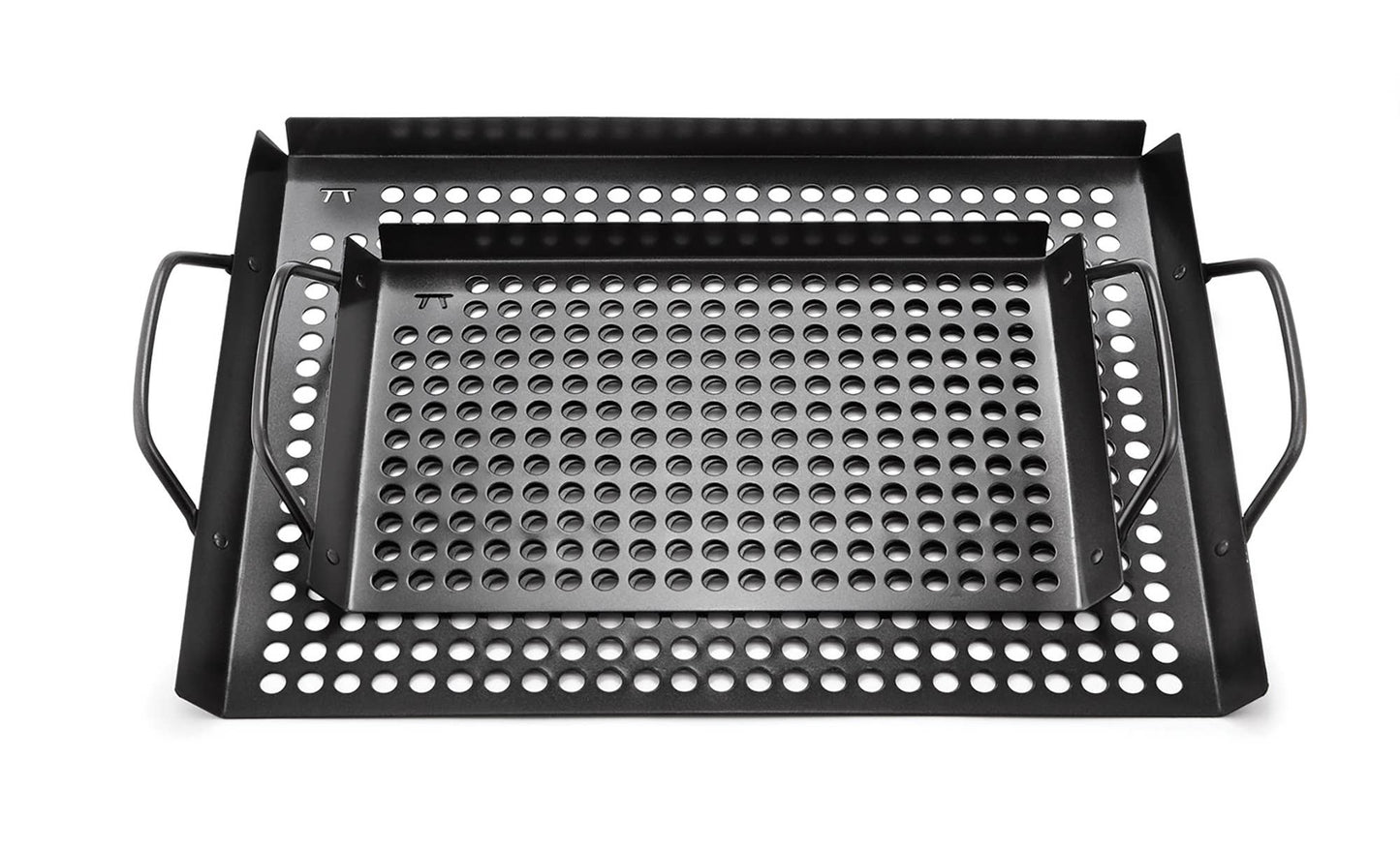 Outset Non-Stick Grilling and BBQ Grid, Set of 2, Black