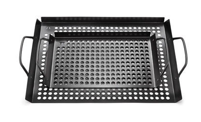 Outset Non-Stick Grilling and BBQ Grid, Set of 2, Black