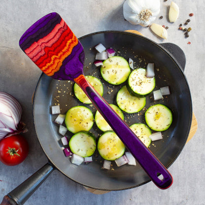 Baltique® Waikiki Colorful Wooden Spatula, 12.5": Case: 6