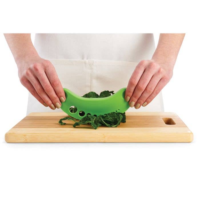 HIC Kitchen Herb Prepper Stripper Mezzaluna Chopper