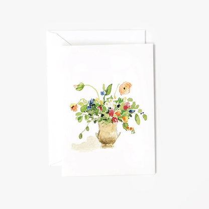 Bouquet mini enclosure notecard