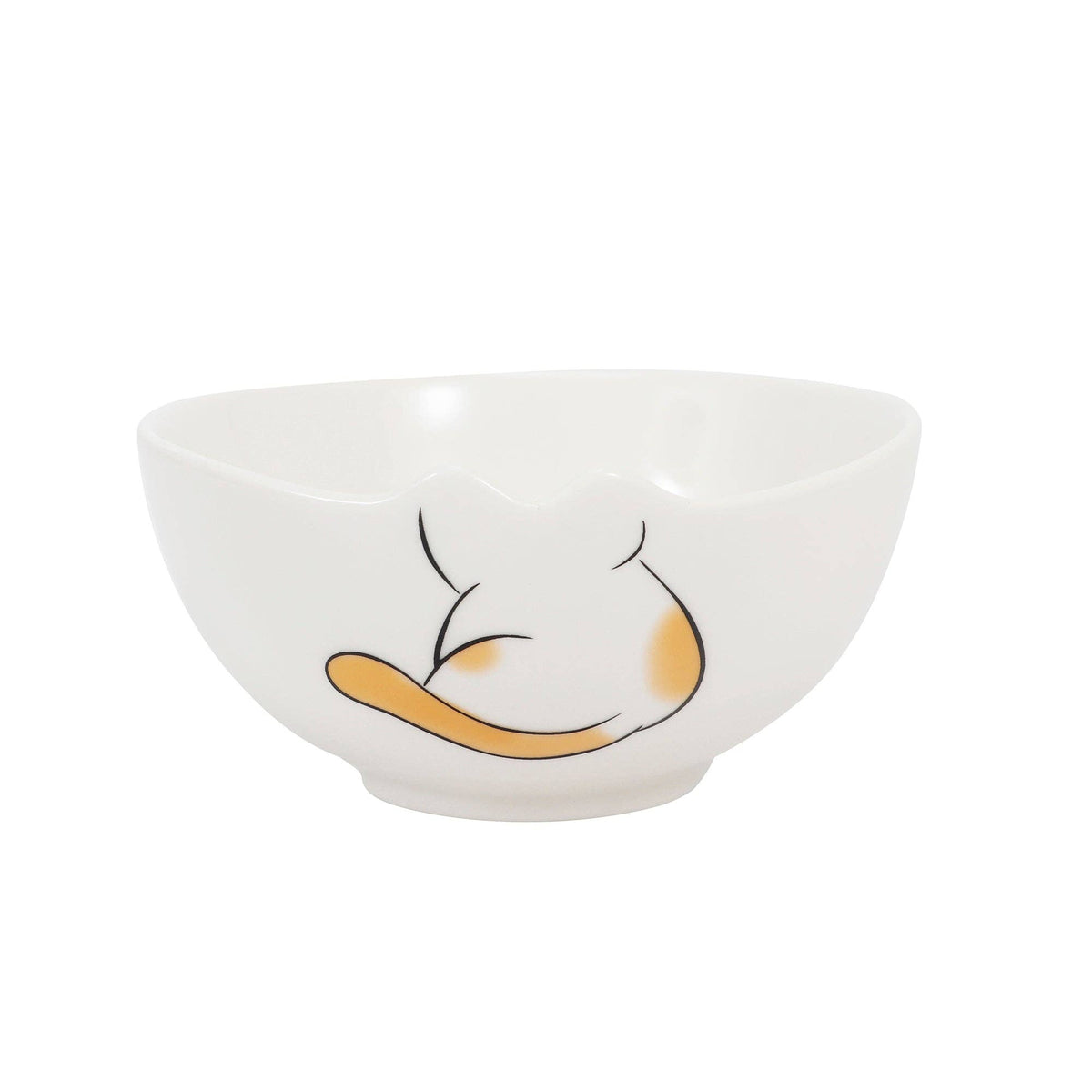 Cute Cat Porcelain Rice Bowl – 4.25 in. Round, 10 oz