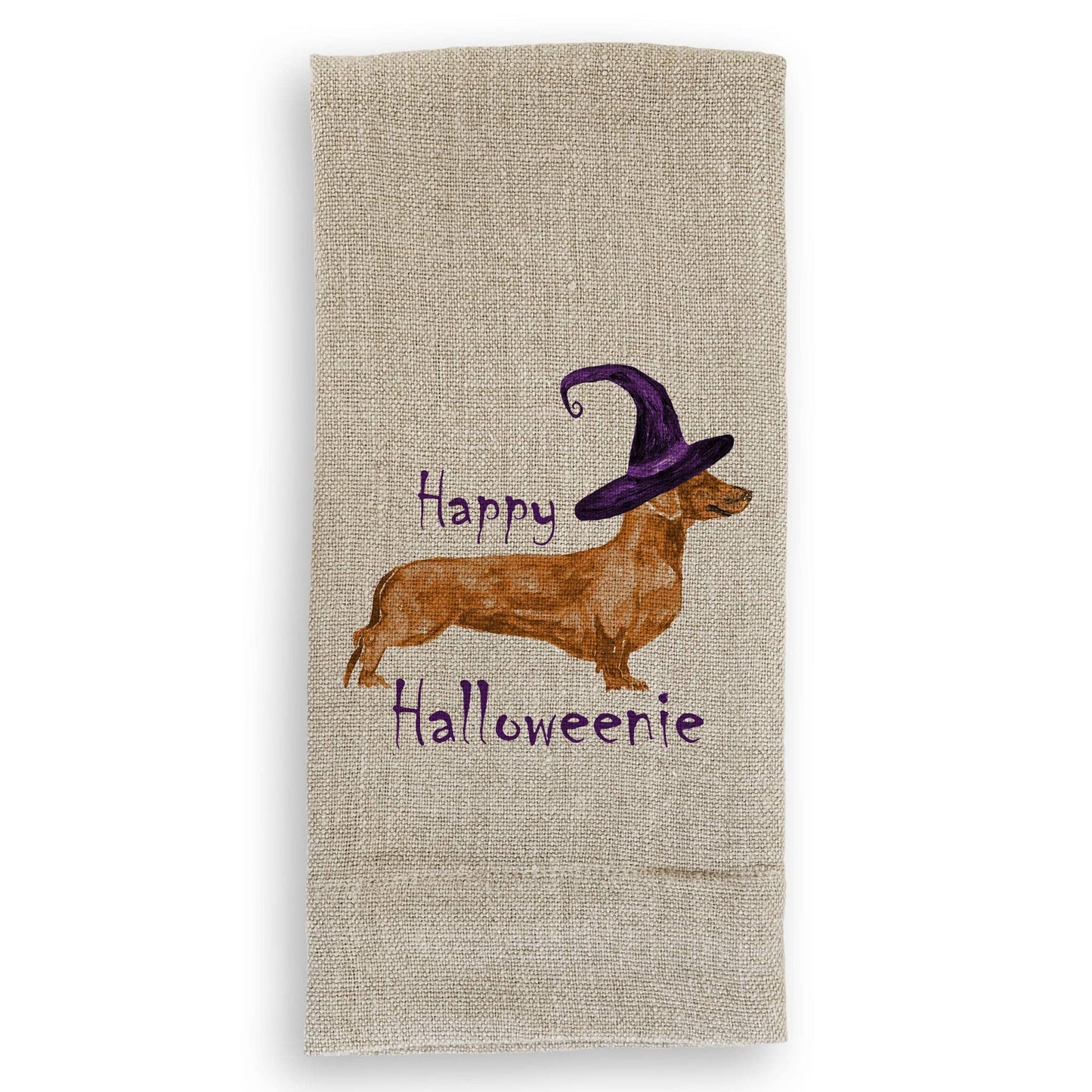 Happy Halloweenie: Dishtowel / Keep Words / -