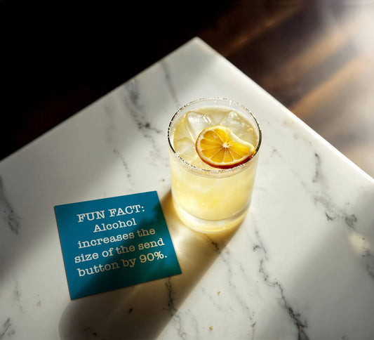 Funny Cocktail Napkins - Fun fact Alcohol