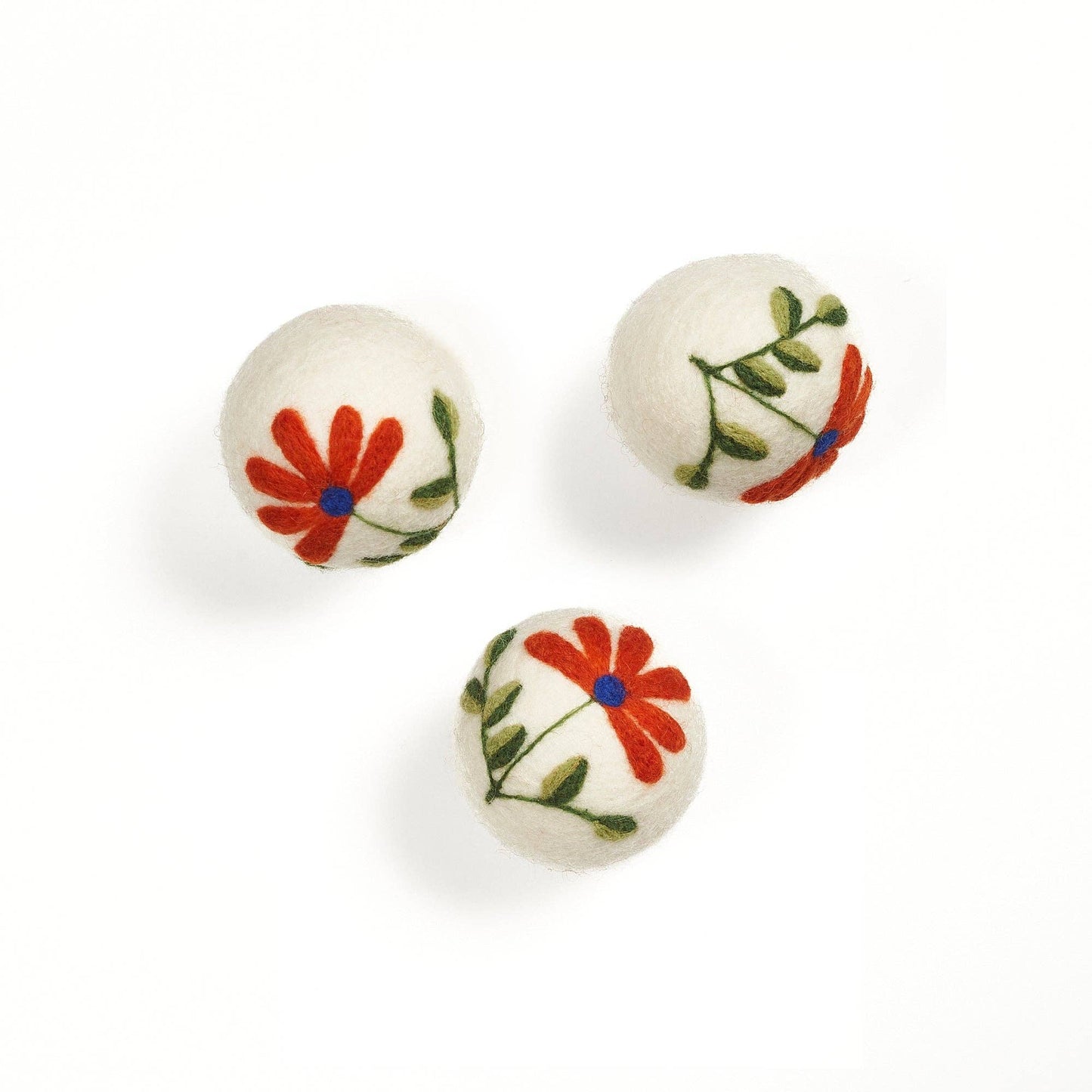 Wool Dryer Balls - Set of 3 RJW Sflora: Eggnog