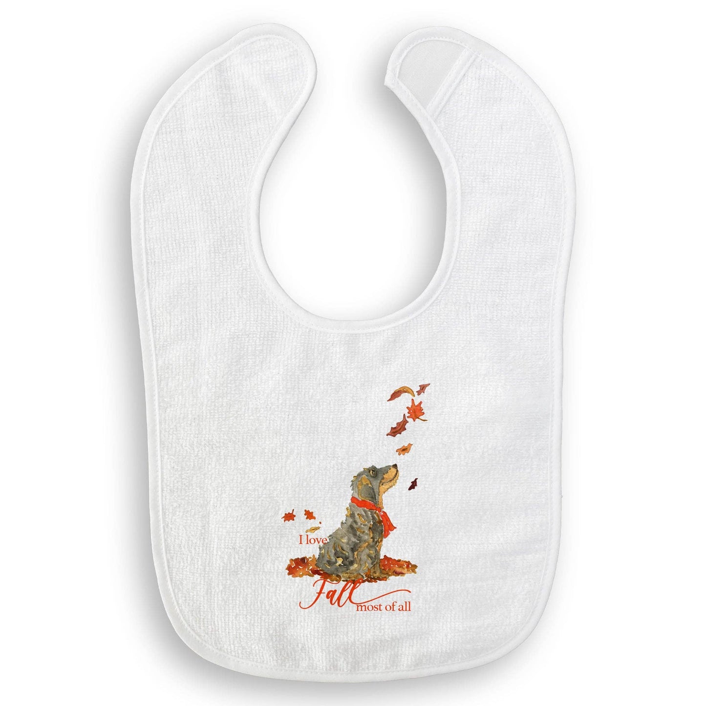 I Love Fall Dog: Dishtowel / Remove Words / -