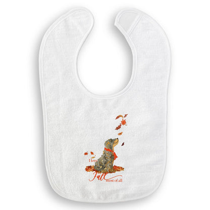 I Love Fall Dog: Dishtowel / Remove Words / -