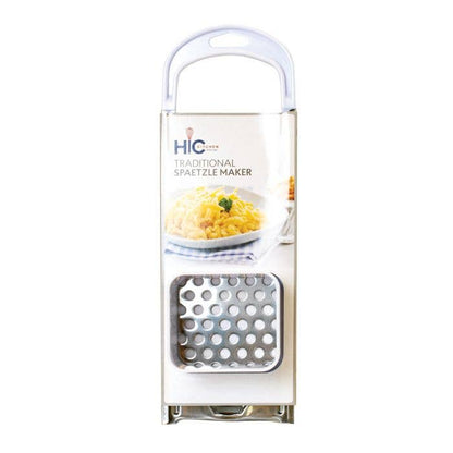 HIC Kitchen Spaetzle Maker With Safety Pusher