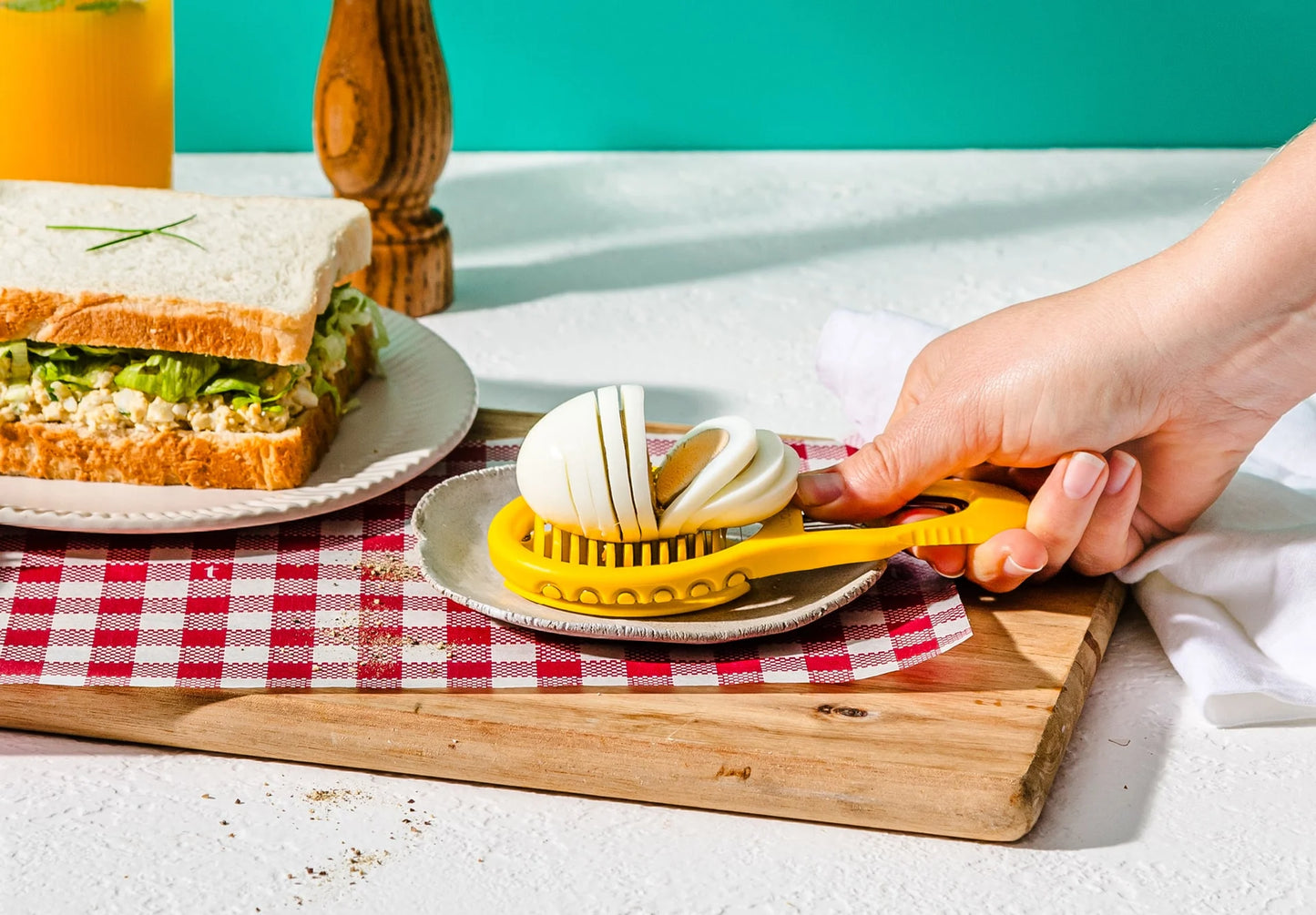 Eggler - Egg Cracker, Peeler, Slicer